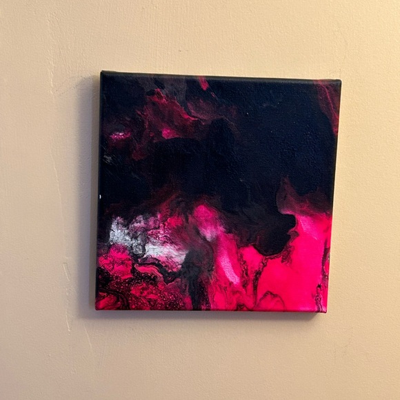 “Ever Changing” Original 8x8 Abstract Painting Great For A Holiday Gift - Picture 3 of 7